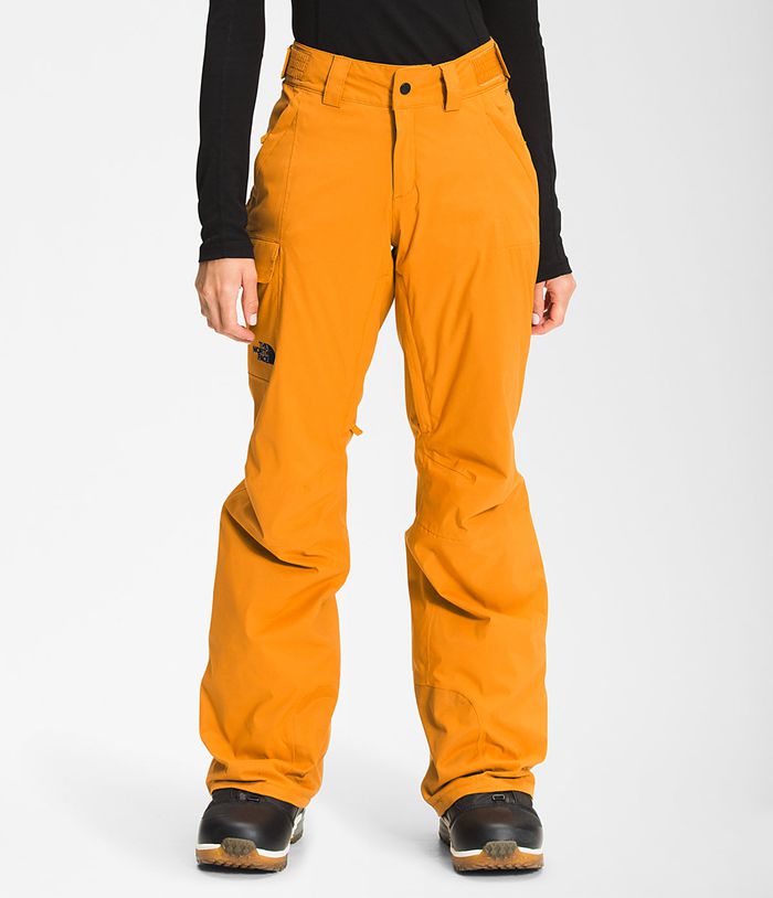 The North Face Ski Broek Dames Freedom Insulated DPNF05472 - Geel